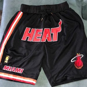 Just Don Miami Heat Basketball Shorts
